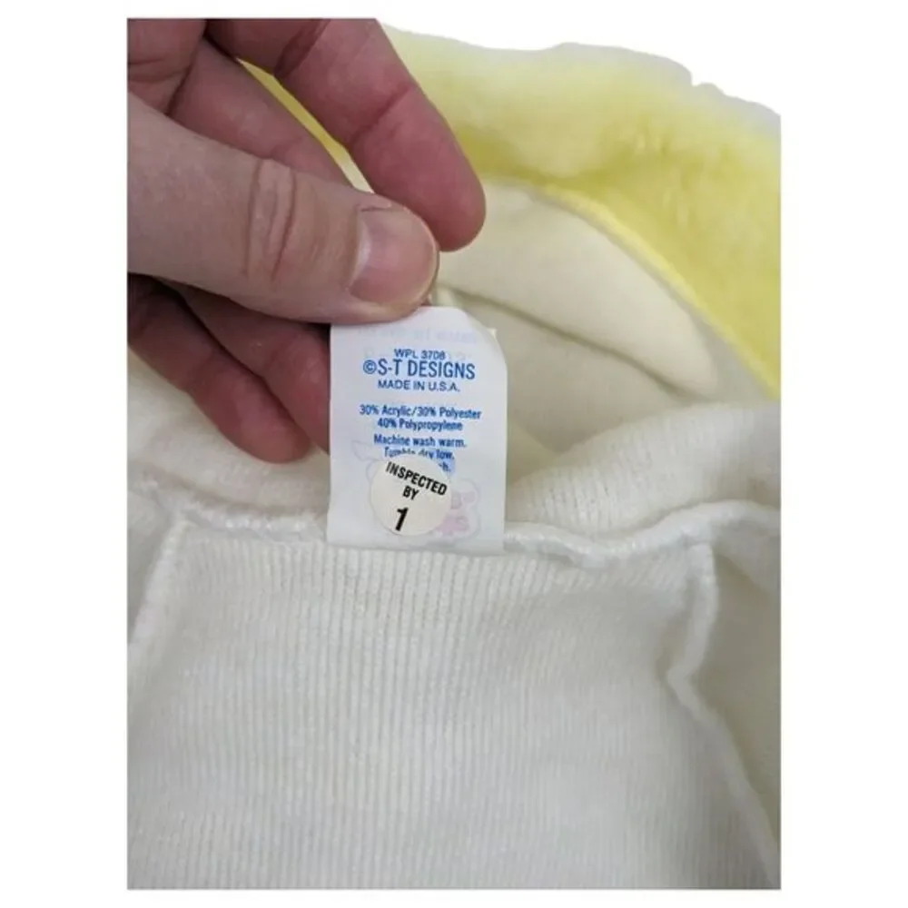 Vintage Cuddle Time Color Block Baby Bunting Suit, Size 6 - 12 Mos Toddler *READ